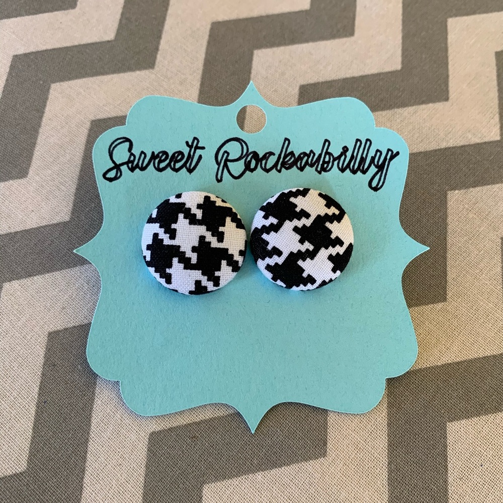 Houndstooth Earrings